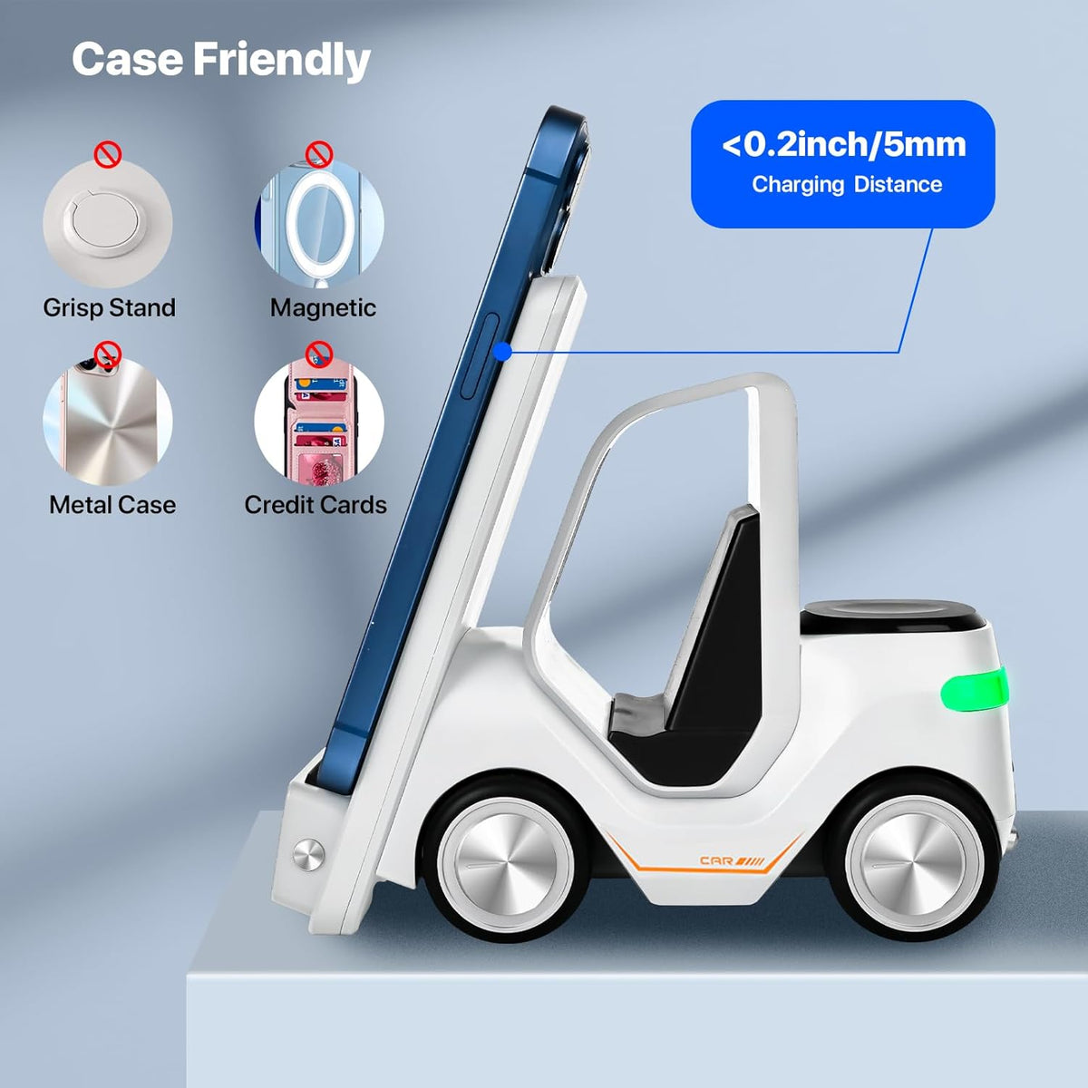 5-in-1 Car Wireless Charger Stand – Ujjwal mart